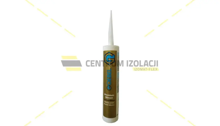 Tuba z produktem GOEBEL Premium Silicon. To silikon neutralny bezbarwny, idealny do uszczelnień.